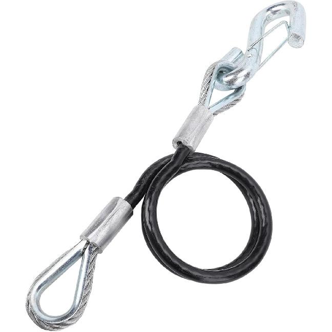 Trailer Safety Chain Cable,Trailer Safety Towing Cable with S Hook 3500lbs Load Bearing 27.6in Maximum Extension Length Spring Towing Rope for RV With One S Hook
Trailer Safety Chain Cable,Trailer Safety Towing Cable with S Hook 3500lbs Load Bearing 27.6in Maximum Extension Length Spring Towing Rope for RV With One S Hook