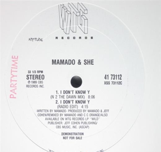 12inch Record MAMADO & SHE - Bac Up And Live 4173112 WTG Records 1989 US Dance & Electronica Used
12inch Record MAMADO & SHE - Bac Up And Live 4173112 WTG Records 1989 US Dance & Electronica Used