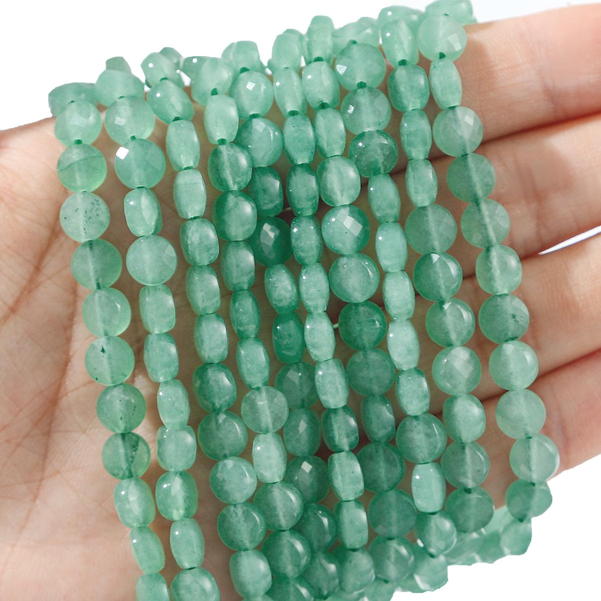 6 мм 60 шт двусторонние бусины из натурального камня для изготовления ювелирных изделий DIY браслет ожерелье Green Aventurine
6 мм 60 шт двусторонние бусины из натурального камня для изготовления ювелирных изделий DIY браслет ожерелье Green Aventurine
