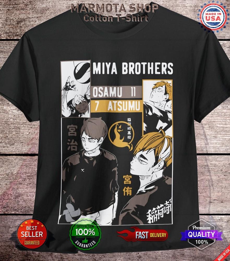 Miya Brothers Haikyuu Osamu Atsumo Shirt Anime Japanese Tee T-Shirt Volleyball 4XL
Miya Brothers Haikyuu Osamu Atsumo Shirt Anime Japanese Tee T-Shirt Volleyball 4XL