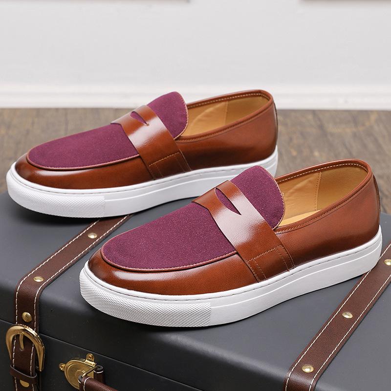 Men s shoes large size new casual leather shoes fashion foot loafers trend British style low-top leather shoes 38
Men s shoes large size new casual leather shoes fashion foot loafers trend British style low-top leather shoes 38