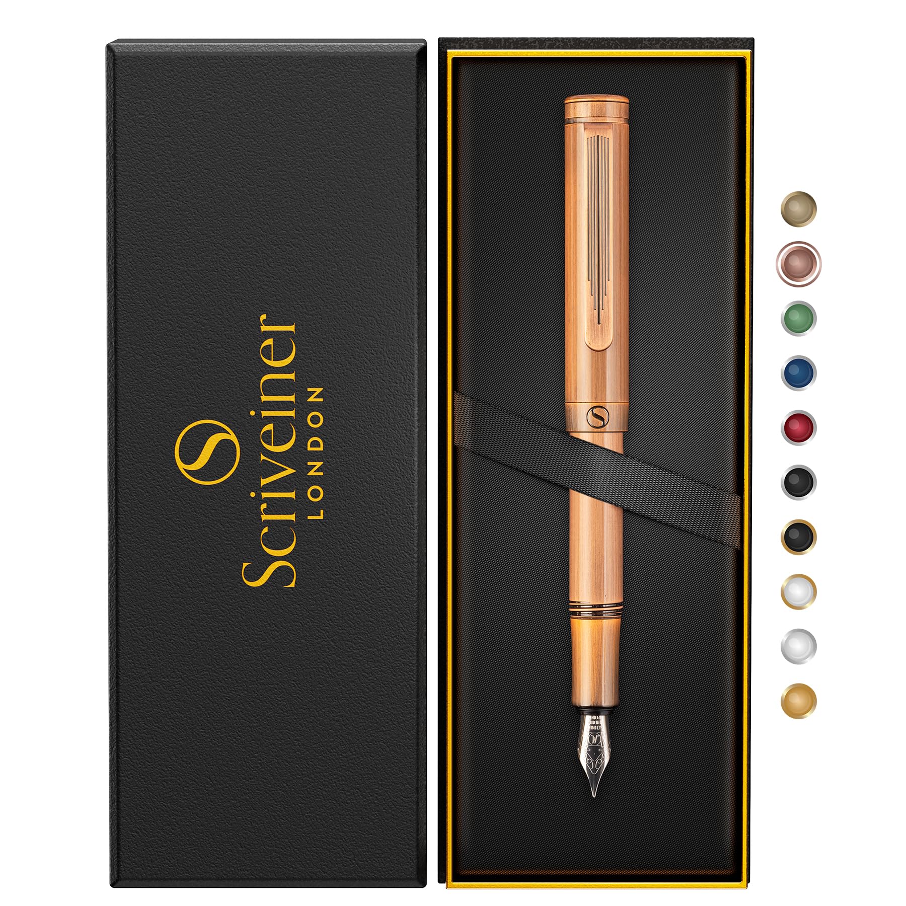 Scriveiner Premium EDC Fountain Pen Stunning Brass Pocket Pen with Brushed Copper Schmidt German Nib Perfect Writing Instrument Gift Set for Men and медный
Scriveiner Premium EDC Fountain Pen Stunning Brass Pocket Pen with Brushed Copper Schmidt German Nib Perfect Writing Instrument Gift Set for Men and медный