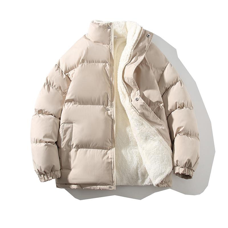 Men Plus Fleece Stand Collar Loose Large Size Cotton Jacket Solid Color Warm Cotton Jacket
Men Plus Fleece Stand Collar Loose Large Size Cotton Jacket Solid Color Warm Cotton Jacket