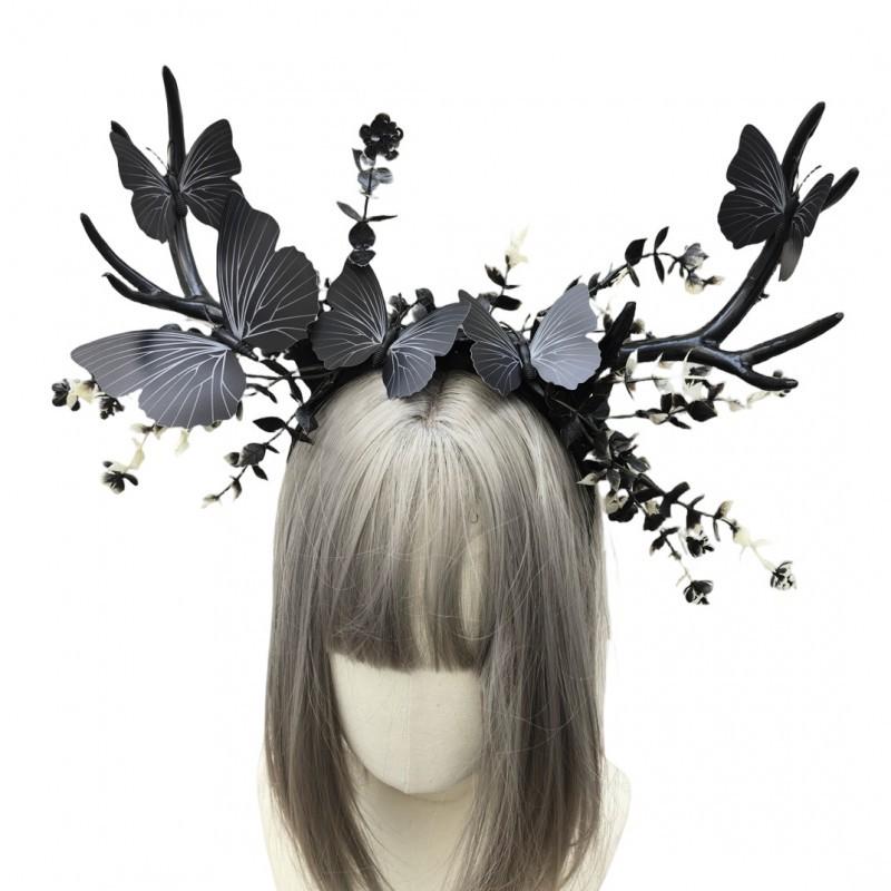 Halloween Christmas Party In Mainland China Is Called Headband Elk Horns Butterflies Grass Branches Forest Photography Props Ball Cos
Halloween Christmas Party In Mainland China Is Called Headband Elk Horns Butterflies Grass Branches Forest Photography Props Ball Cos