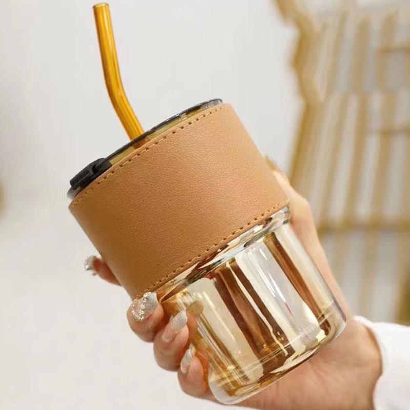 High Value Straw Glass Student Fashion Water Cup Advertising Promotional Gifts Cup Souvenir Coffee Cup 450ml large capacity
High Value Straw Glass Student Fashion Water Cup Advertising Promotional Gifts Cup Souvenir Coffee Cup 450ml large capacity