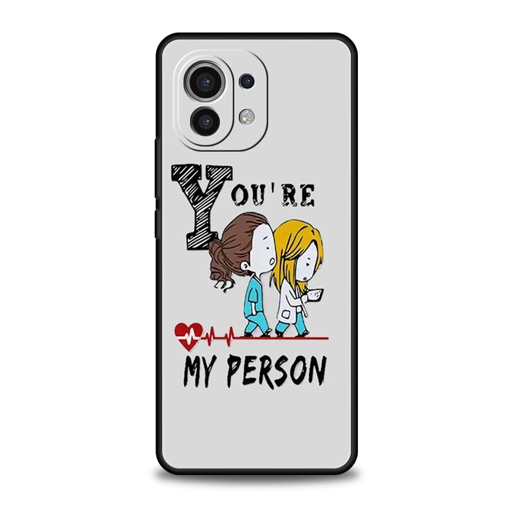 Phone Case For Xiaomi Mi 15 14 14T 13T 12T Pro 12 13 11 Lite 5G 11T X6 X5 Pro Soft TPU Cover Greys Anatomy You Are My Person Poco X6
Phone Case For Xiaomi Mi 15 14 14T 13T 12T Pro 12 13 11 Lite 5G 11T X6 X5 Pro Soft TPU Cover Greys Anatomy You Are My Person Poco X6