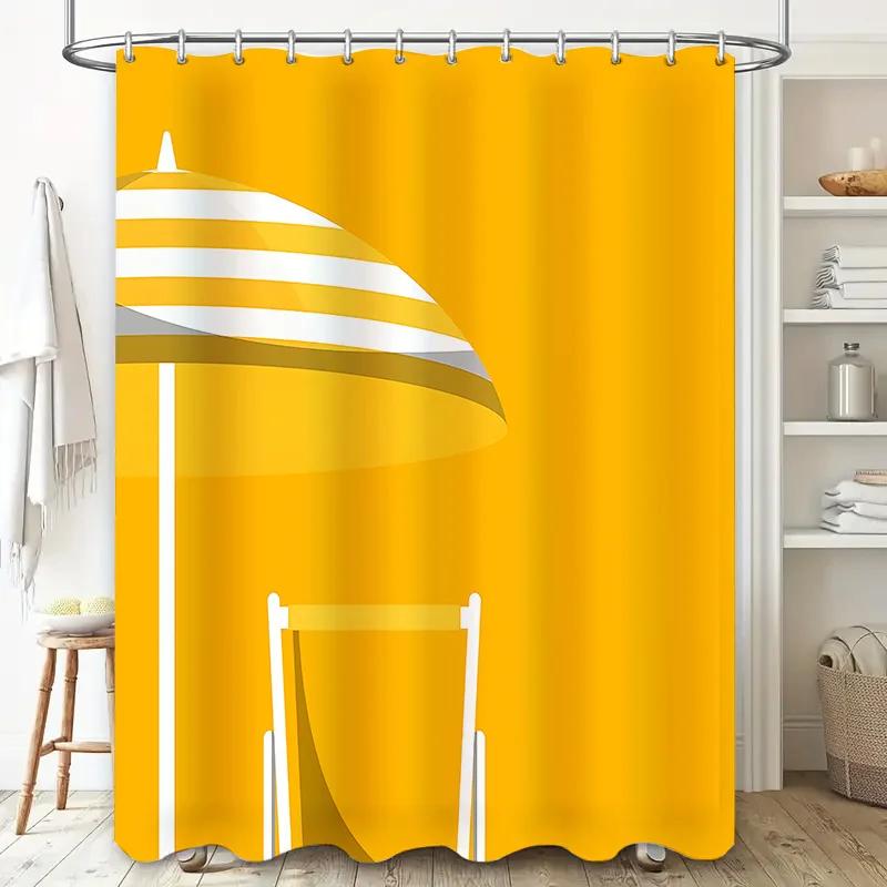 Stylish Yellow Shower Curtain With Minimalist Design - Perfect For Modern Bathrooms Waterproof Durable Non Transparent W60H190(CM)-1 Pcs
Stylish Yellow Shower Curtain With Minimalist Design - Perfect For Modern Bathrooms Waterproof Durable Non Transparent W60H190(CM)-1 Pcs