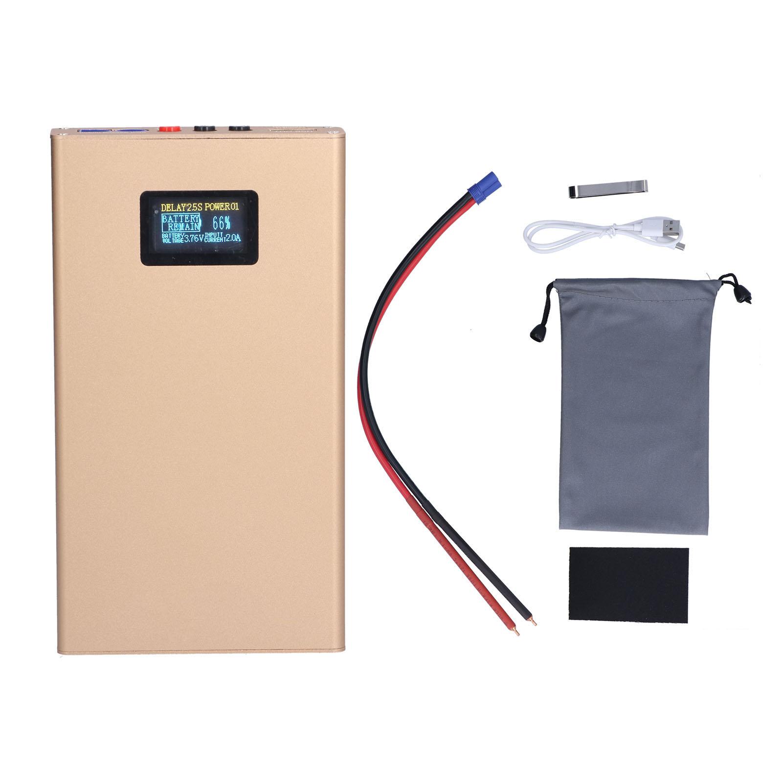 Spot Welder Adjustable Battery Welding Machine 20 Gears Portable with Type C Interface
Spot Welder Adjustable Battery Welding Machine 20 Gears Portable with Type C Interface