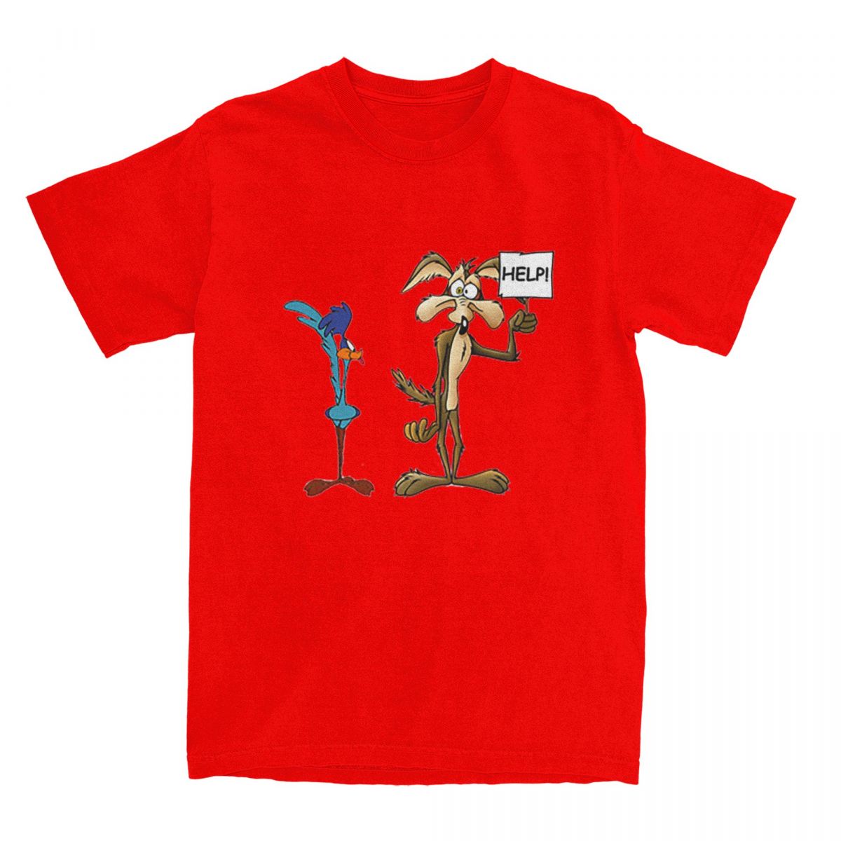 Casual Roadrunner Wile Coyote Cartoon T Shirt Unisex Crewneck Short Sleeve Top Tee Cotton Tops S
Casual Roadrunner Wile Coyote Cartoon T Shirt Unisex Crewneck Short Sleeve Top Tee Cotton Tops S