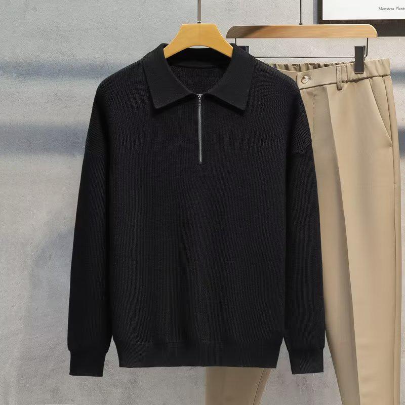 Men s Autumn & Winter Half-Zip Polo Collar Sweater - Trendy, Simple, Handsome Knit Pullover XXXL чорний
Men s Autumn & Winter Half-Zip Polo Collar Sweater - Trendy, Simple, Handsome Knit Pullover XXXL чорний