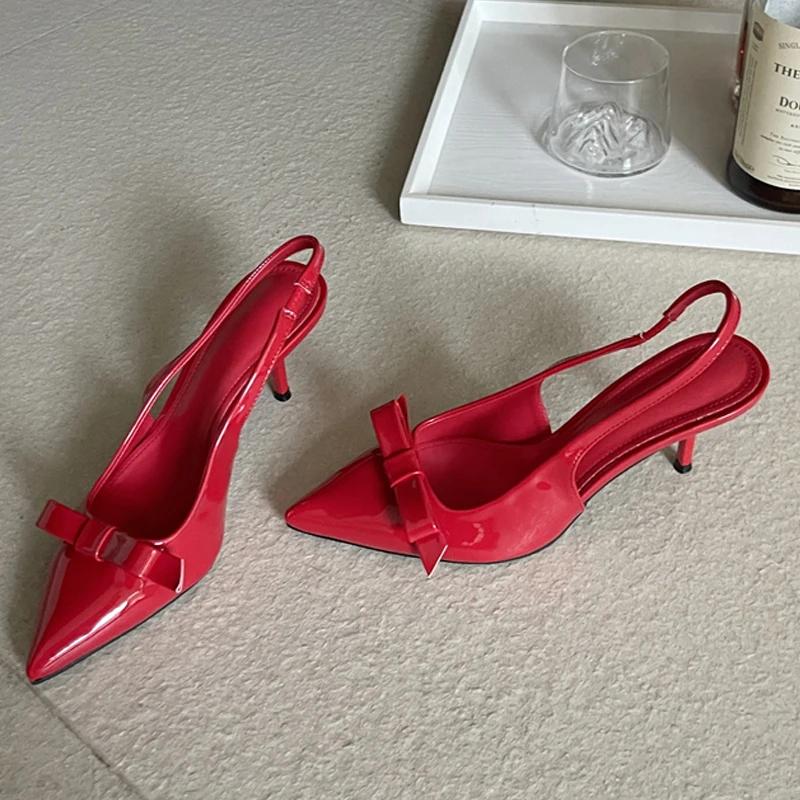 Большой размер 43 бабочка-узлом Slingbacks женские туфли-лодочки элегантные остроносые туфли на тонком каблуке сексуальные банкетные Zapatos De Mujer 35 чёрный
Большой размер 43 бабочка-узлом Slingbacks женские туфли-лодочки элегантные остроносые туфли на тонком каблуке сексуальные банкетные Zapatos De Mujer 35 чёрный