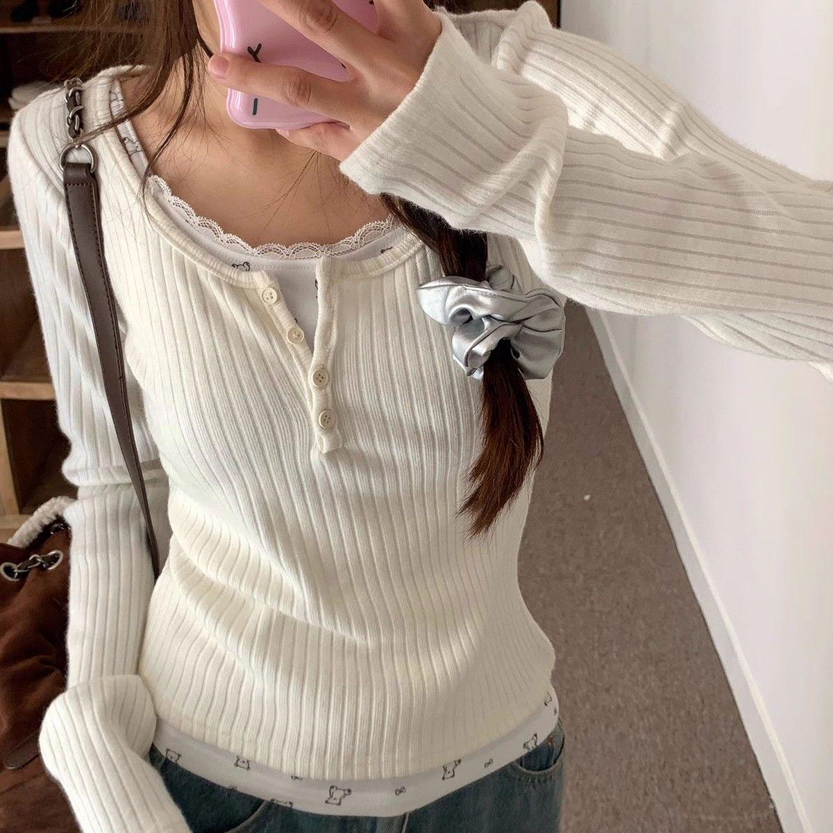 Магазин Цю: Весна 2025 Милый вязаный комплект из двух предметов: укороченный топ-майка и облегающая базовая футболка с воротником L
Магазин Цю: Весна 2025 Милый вязаный комплект из двух предметов: укороченный топ-майка и облегающая базовая футболка с воротником L