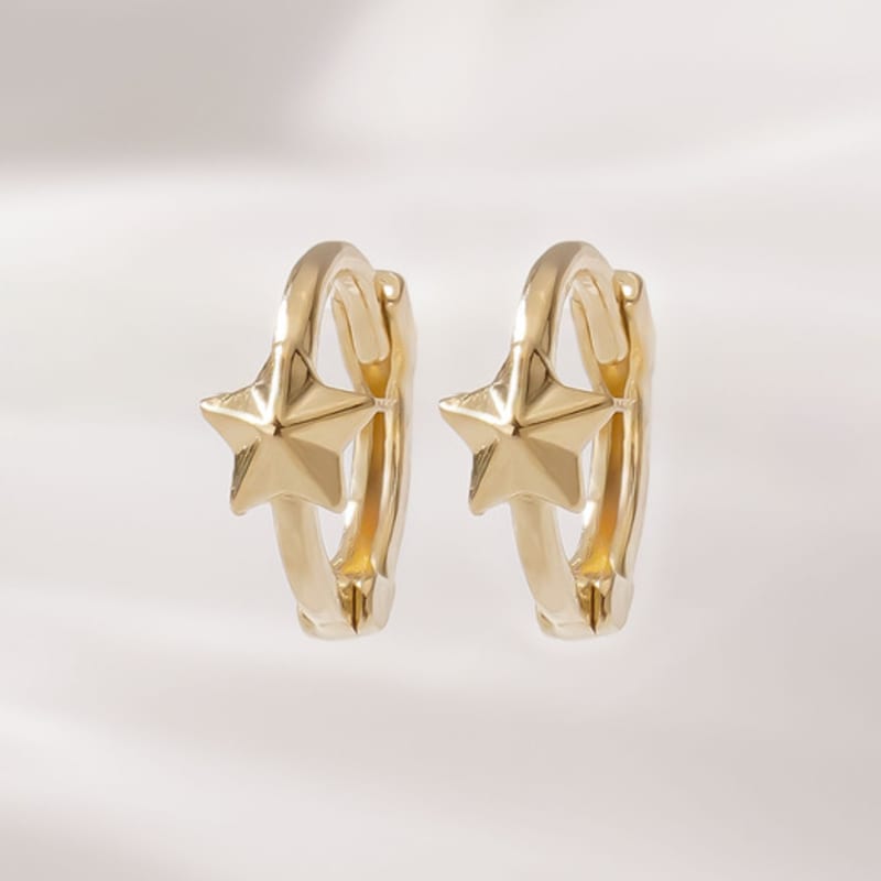 JEWNEL 14K Shining Star One-Touch Earrings Earrings (1 pair)
JEWNEL 14K Shining Star One-Touch Earrings Earrings (1 pair)
