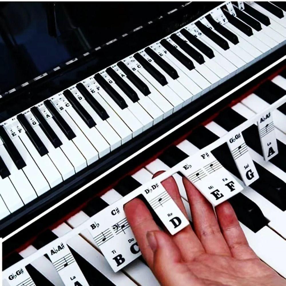 Silicone Piano Key Labels Reusable Piano Keyboard Sticker Piano Keyboard Note Electronic Organ
Silicone Piano Key Labels Reusable Piano Keyboard Sticker Piano Keyboard Note Electronic Organ