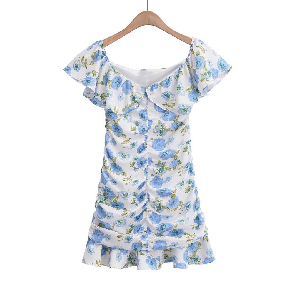 2025 Spring/Summer Women s Slim Fit Off-the-Shoulder Pleated Printed Dress Medium светло-синий
2025 Spring/Summer Women s Slim Fit Off-the-Shoulder Pleated Printed Dress Medium светло-синий