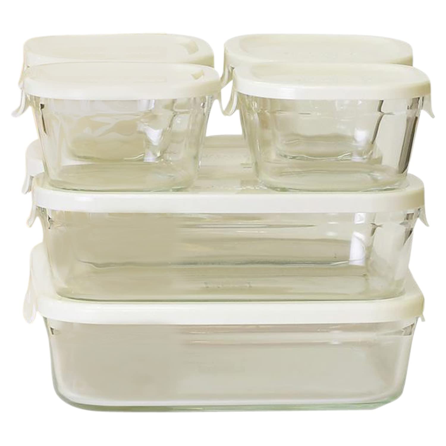 Iwaki Storage Container Pack квадратний набір із 7 предметів для мікрохвильової печі білий та білий
Iwaki Storage Container Pack квадратний набір із 7 предметів для мікрохвильової печі білий та білий