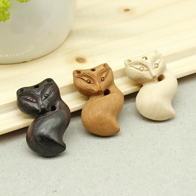 Ebony Boxwood & Peach Wood Fox Spirit Handmade DIY Jewelry Charms & Pendants Boxwood
Ebony Boxwood & Peach Wood Fox Spirit Handmade DIY Jewelry Charms & Pendants Boxwood
