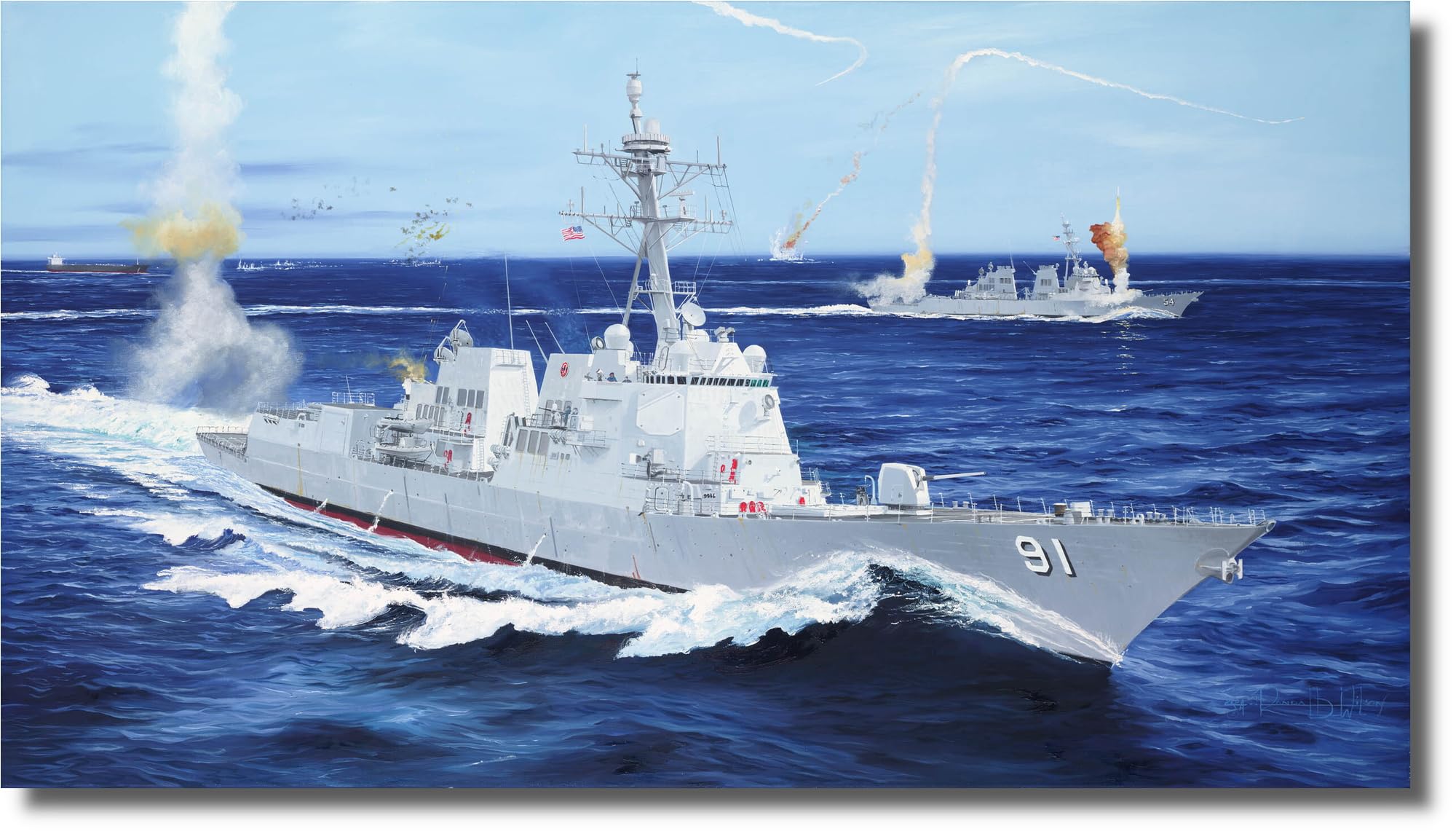 I Love Kit American Arleigh Burke Class Missile Destroyer USS Pinkney Plastic Model ILK62010 1/200 DDG-91
I Love Kit American Arleigh Burke Class Missile Destroyer USS Pinkney Plastic Model ILK62010 1/200 DDG-91