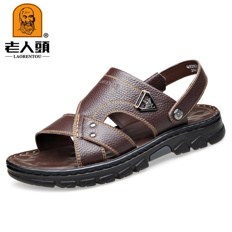 Лето 2025 года, новые сандалии для пожилых людей, мужская кожаная повседневная нескользящая пляжная обувь, сандалии из коровьей кожи первого слоя двойного назначения 44
Лето 2025 года, новые сандалии для пожилых людей, мужская кожаная повседневная нескользящая пляжная обувь, сандалии из коровьей кожи первого слоя двойного назначения 44