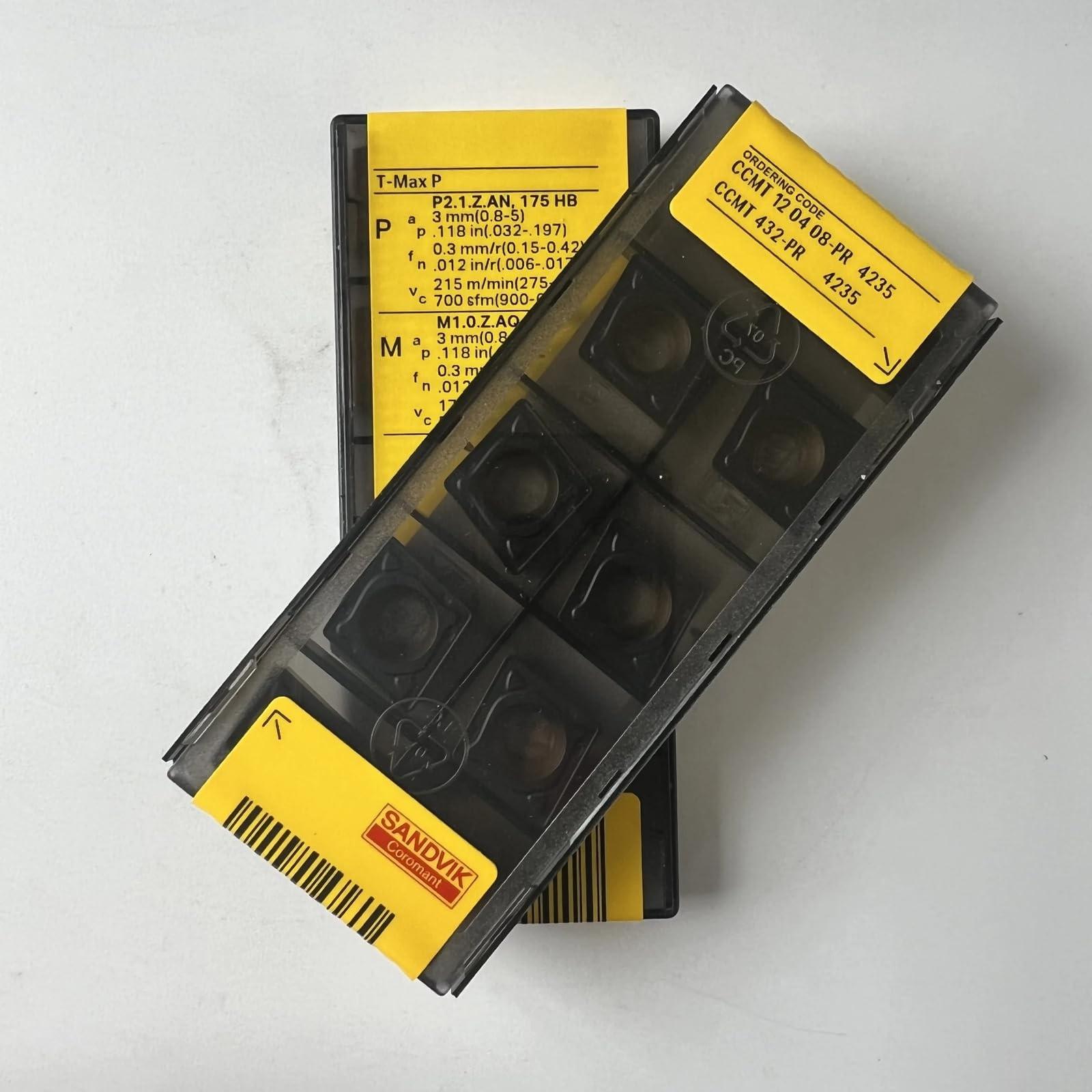 Original Sandvik / CCMT120408-PR 4235 /CNC lathe carbide blade tool 10 Pcs
Original Sandvik / CCMT120408-PR 4235 /CNC lathe carbide blade tool 10 Pcs