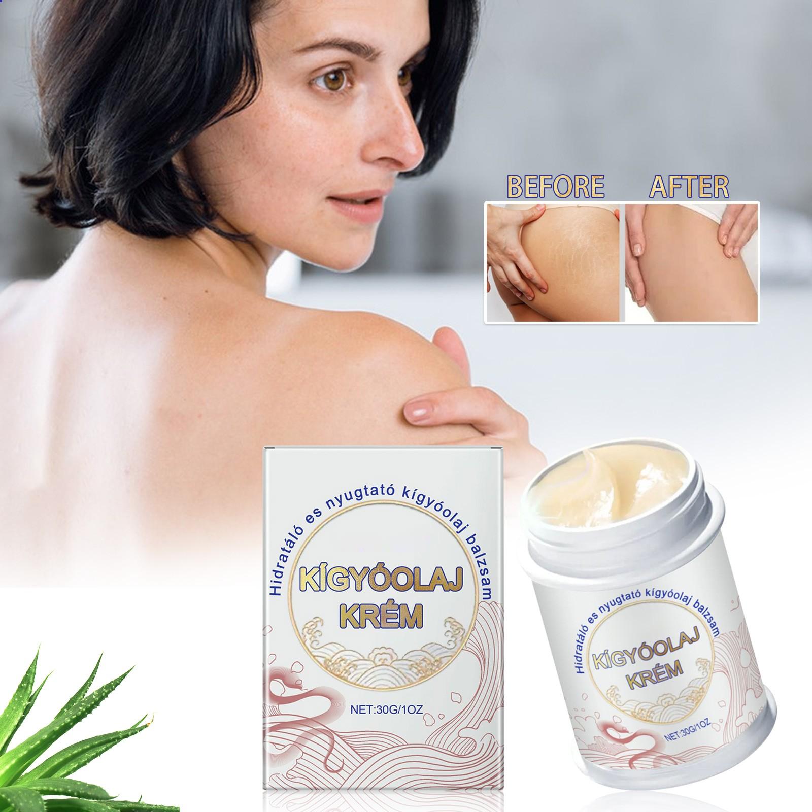 Snake Skin Cream Oil Firming Cream Nourishing Dry Skin Rejuvenation Balm, Elasticity Nourishing, Locking In Moisture Massage Cream,30g One Size білий
Snake Skin Cream Oil Firming Cream Nourishing Dry Skin Rejuvenation Balm, Elasticity Nourishing, Locking In Moisture Massage Cream,30g One Size білий