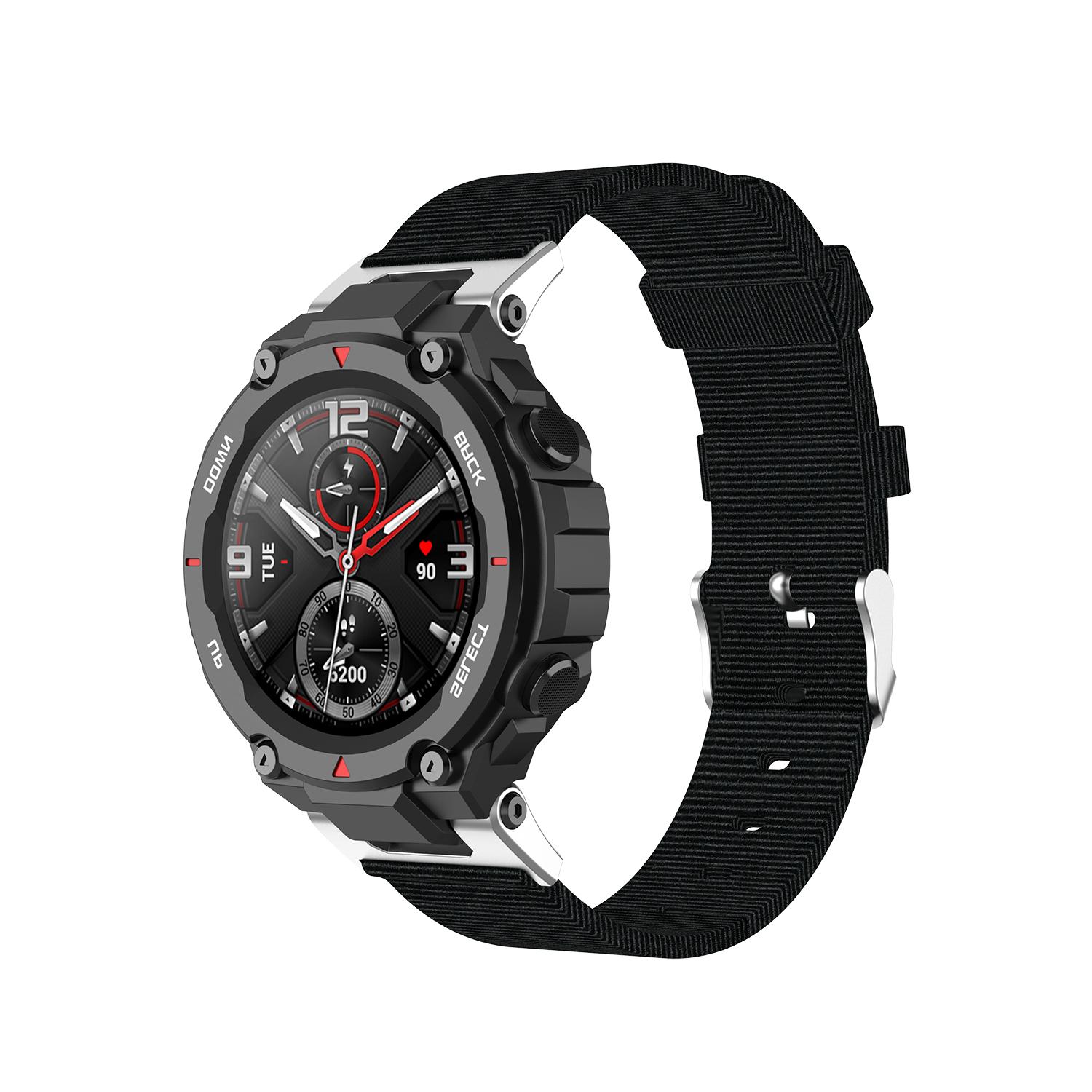 Nylon Cloth Replacement Strap Smart Watch Band for Huami Amazfit T-Rex Pro/Amazfit T-Rex Black
Nylon Cloth Replacement Strap Smart Watch Band for Huami Amazfit T-Rex Pro/Amazfit T-Rex Black