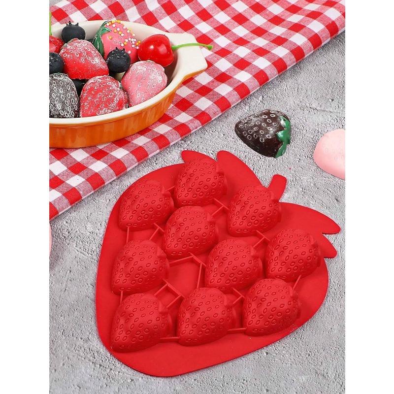 Strawberry Mold Silicone Strawberry Chocolate Mold, Suitable for Christmas Decoration Soap, Ice, Candles, Gummies, and Cupcakes Style-a червоний
Strawberry Mold Silicone Strawberry Chocolate Mold, Suitable for Christmas Decoration Soap, Ice, Candles, Gummies, and Cupcakes Style-a червоний