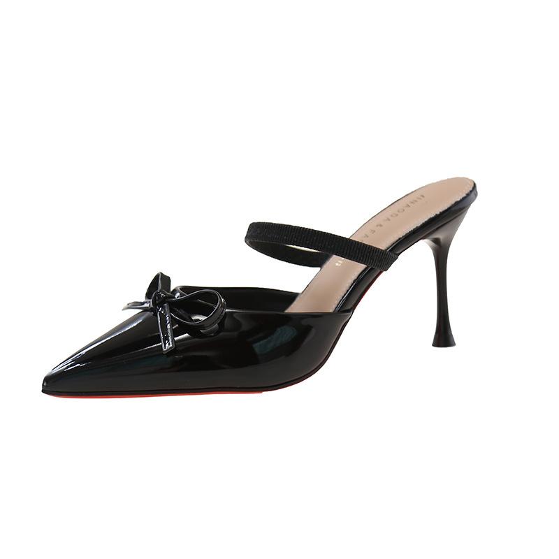 2025 spring new pointed head thin heel high heel temperament French fashion sexy bow bag head half drag women s shoes 35 чорний
2025 spring new pointed head thin heel high heel temperament French fashion sexy bow bag head half drag women s shoes 35 чорний