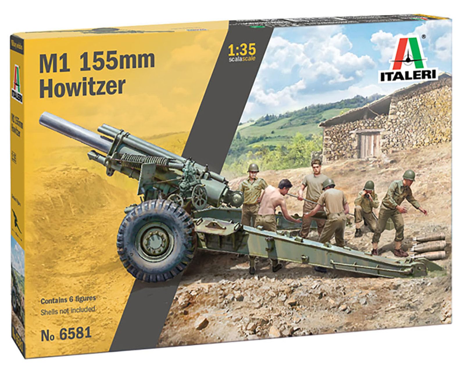 PLATZ Italeri WW2 США M1 155-мм гаубица Артиллерийские фигуры 6 в комплекте Пластиковая модель IT6581 1/35 (Пушка)
PLATZ Italeri WW2 США M1 155-мм гаубица Артиллерийские фигуры 6 в комплекте Пластиковая модель IT6581 1/35 (Пушка)