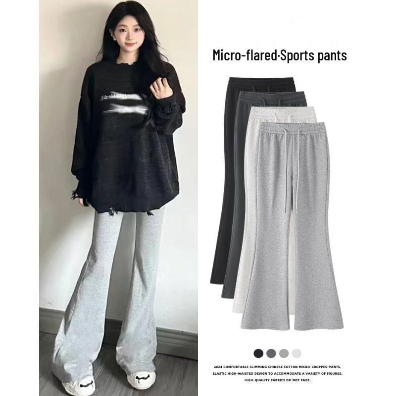 2024 Women s High Waist Gray Sport Flare Pants - Slimming American Style Casual Draping Horseshoe Long Pants L (105-120 cm)
2024 Women s High Waist Gray Sport Flare Pants - Slimming American Style Casual Draping Horseshoe Long Pants L (105-120 cm)