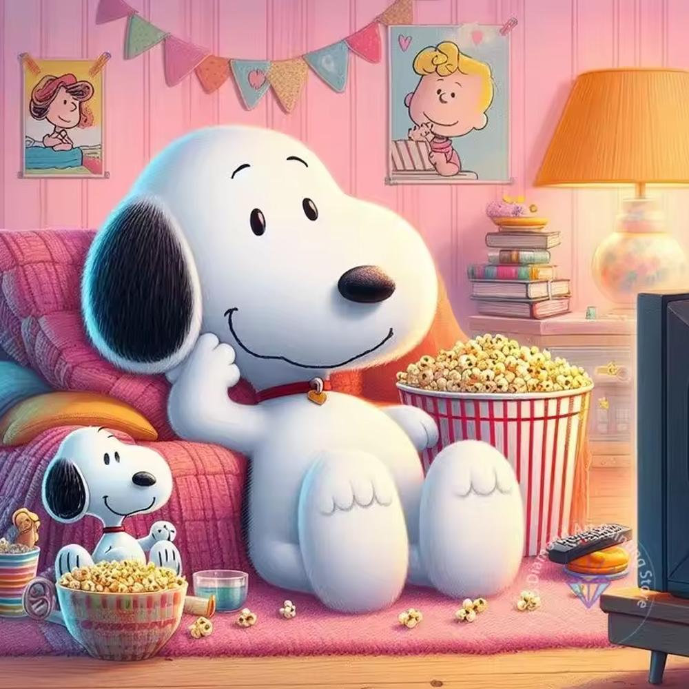 Peanuts Snoopy Diamond Painting Kit 5D DIY Diamond Embroidery Cross Stitch Handmade Art Gift Crafts Home Decor Round 50x50cm
Peanuts Snoopy Diamond Painting Kit 5D DIY Diamond Embroidery Cross Stitch Handmade Art Gift Crafts Home Decor Round 50x50cm