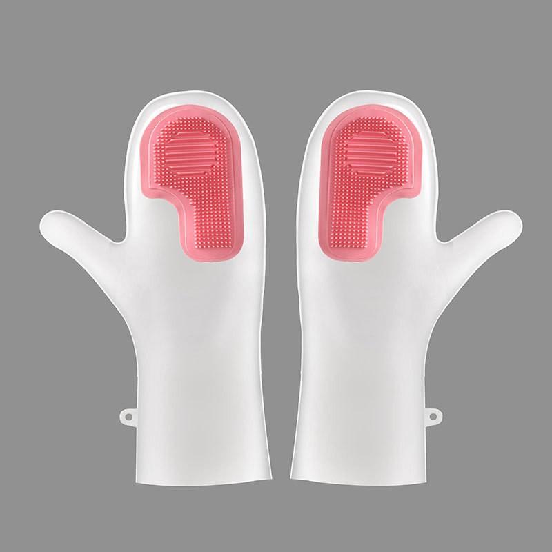 1PAIR Multifunctional Magic Brush Household Dishwashing Gloves Plastic Latex Waterproof Kitchen Cleaning Household Laundry Brush Dishes One size fits all рожевий
1PAIR Multifunctional Magic Brush Household Dishwashing Gloves Plastic Latex Waterproof Kitchen Cleaning Household Laundry Brush Dishes One size fits all рожевий