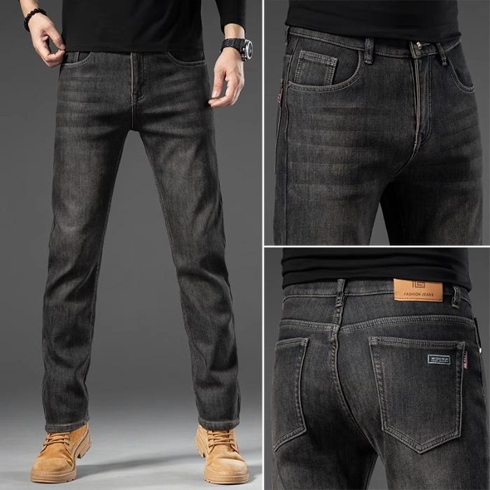 Весна и осень зима новые мужские плюшевые/обычные джинсы облегающие прямые эластичные деловые универсальные длинные брюки 40
Весна и осень зима новые мужские плюшевые/обычные джинсы облегающие прямые эластичные деловые универсальные длинные брюки 40