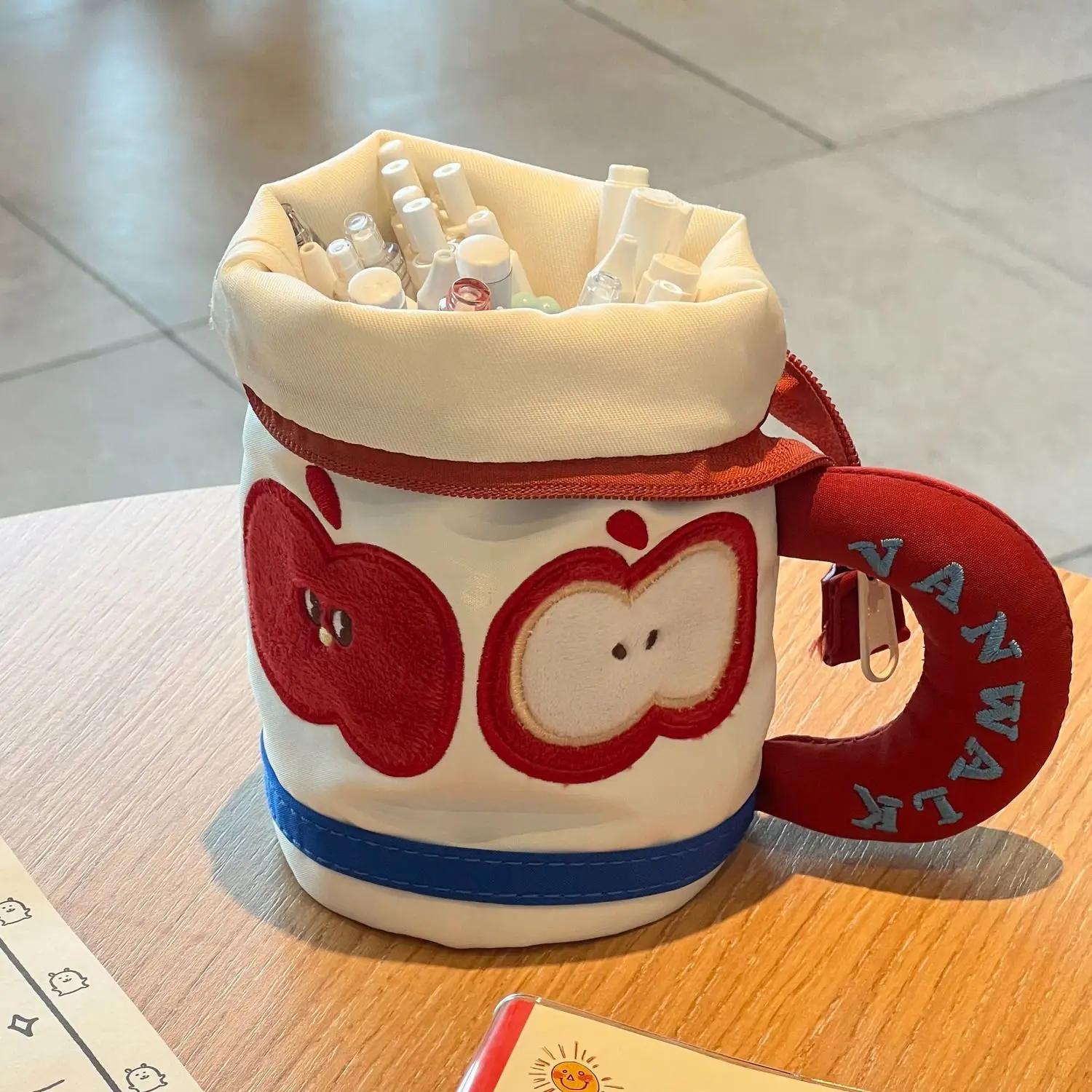 Vertical Bucket Tea Cup Pencil Case Student Large Capacity Stationery Storage Bag Handheld Portable Pen Pouch Storage Box червоний
Vertical Bucket Tea Cup Pencil Case Student Large Capacity Stationery Storage Bag Handheld Portable Pen Pouch Storage Box червоний