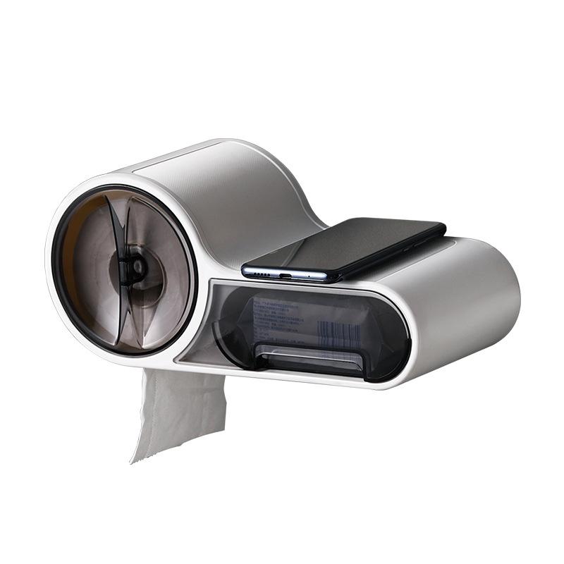 Multifunctional Toilet Paper Holder Rack Waterproof Wall-Mounted Toilet Tissue Box Roll Paper Storage Box Bathroom Accessories
Multifunctional Toilet Paper Holder Rack Waterproof Wall-Mounted Toilet Tissue Box Roll Paper Storage Box Bathroom Accessories