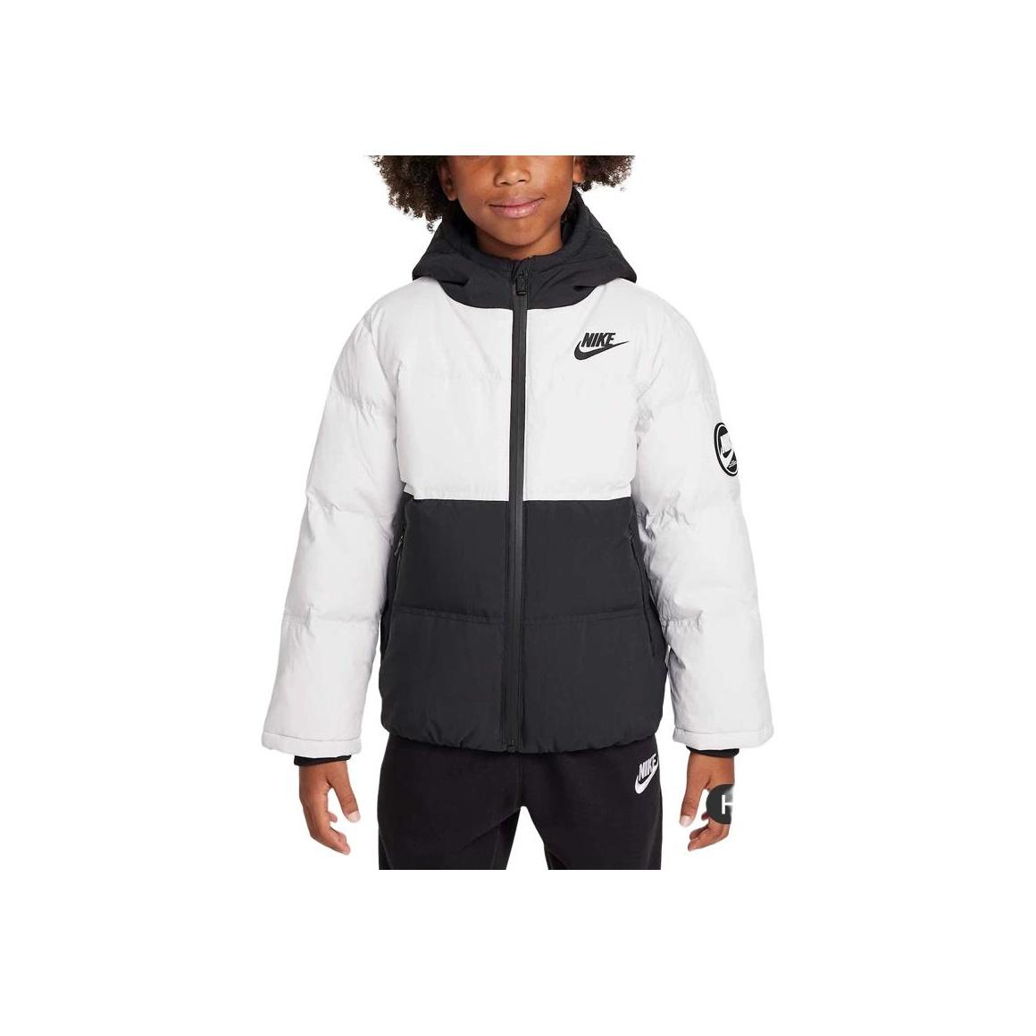 Nike Down Jacket Hooded Zipper Warm Duck Down Casual Sports Kids Jackets Black White HV7184-025 6
Nike Down Jacket Hooded Zipper Warm Duck Down Casual Sports Kids Jackets Black White HV7184-025 6