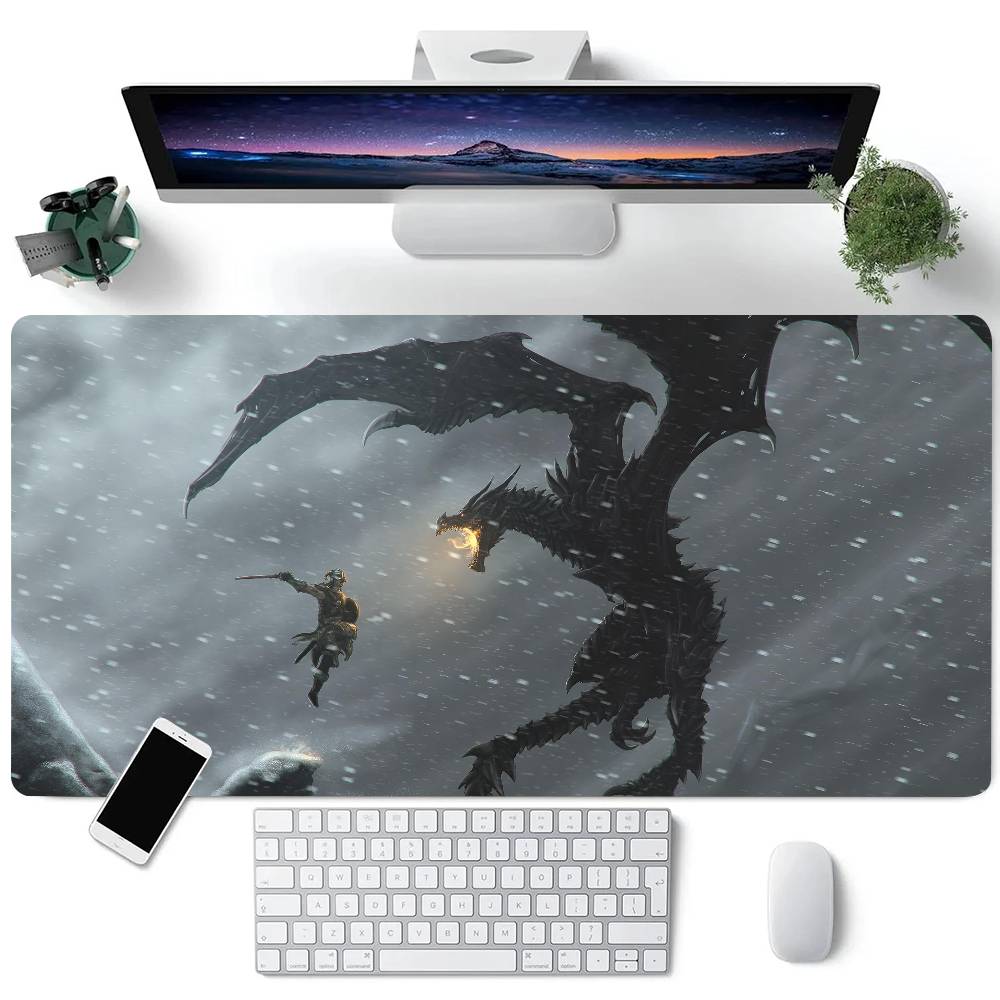 S-Skyrim Game Mousepad Large Keyboard Desk Mat Gaming Mouse Pad LockEdge Non-slip Mat LE600x300x2mm
S-Skyrim Game Mousepad Large Keyboard Desk Mat Gaming Mouse Pad LockEdge Non-slip Mat LE600x300x2mm