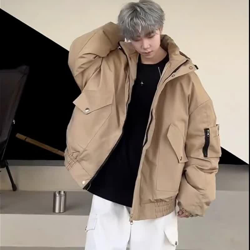 Men s Waterproof Windproof Cotton Jacket for Autumn/Winter L хакі
Men s Waterproof Windproof Cotton Jacket for Autumn/Winter L хакі