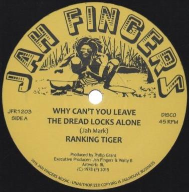 12inch Record TIGER Why Cant You Leave The Dread Locks JFR1203 Jah Fingers Mus 2015 UK Reggae Ska Dub Used
12inch Record TIGER Why Cant You Leave The Dread Locks JFR1203 Jah Fingers Mus 2015 UK Reggae Ska Dub Used