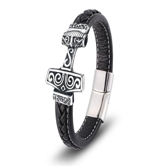 Браслет из стали и кожи 230050755S05B
Браслет из стали и кожи 230050755S05B