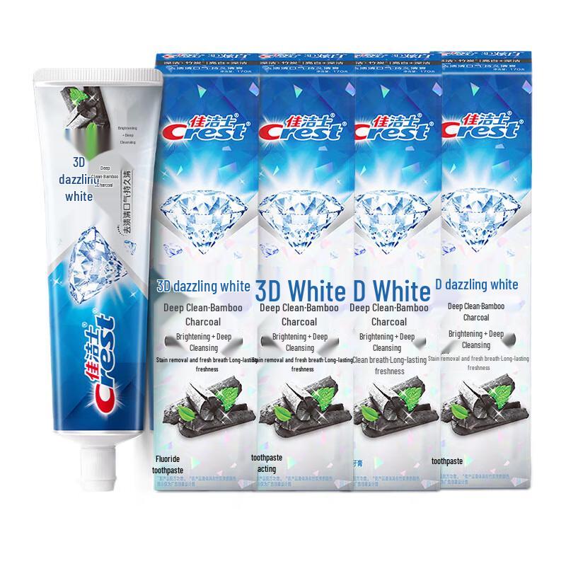 Crest 3D White Micro Charcoal Toothpaste (4-Pack)
Crest 3D White Micro Charcoal Toothpaste (4-Pack)