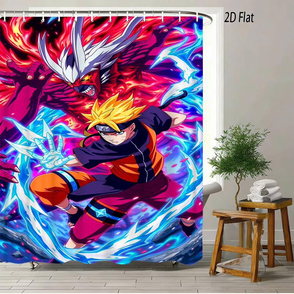 2D Flat Anime Ninja Vs Evil Beast Shower Curtain Waterproof Bathroom Decor W60H190(CM)-1 Pcs
2D Flat Anime Ninja Vs Evil Beast Shower Curtain Waterproof Bathroom Decor W60H190(CM)-1 Pcs