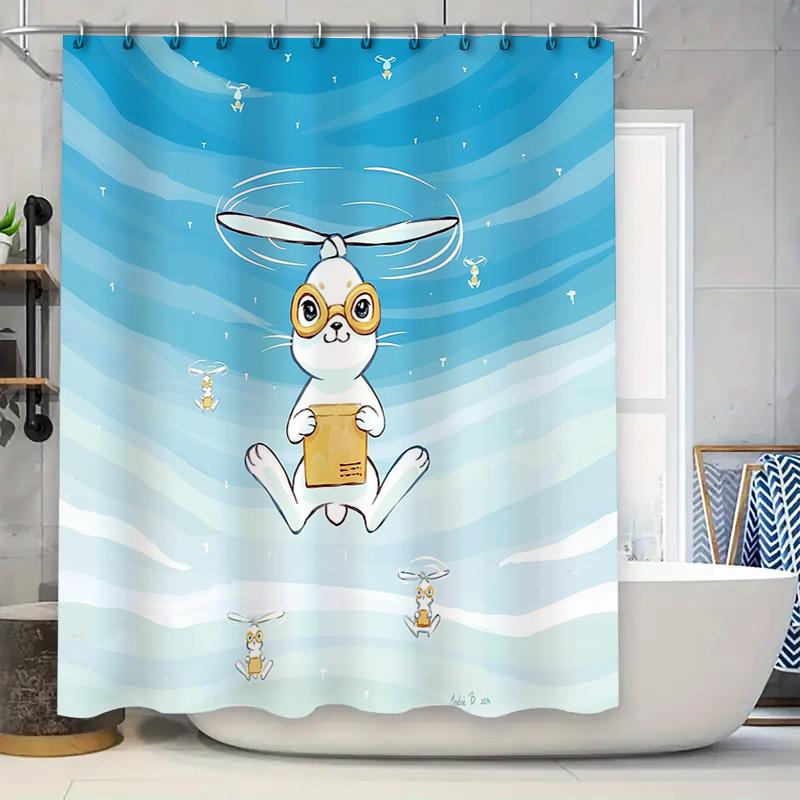 Cute Bunny Rabbit Shower Curtain Easter Animal Forest Backdrop Bathroom Decor Washable Waterproof Home Decoration W60H190(CM)-1 Pcs
Cute Bunny Rabbit Shower Curtain Easter Animal Forest Backdrop Bathroom Decor Washable Waterproof Home Decoration W60H190(CM)-1 Pcs