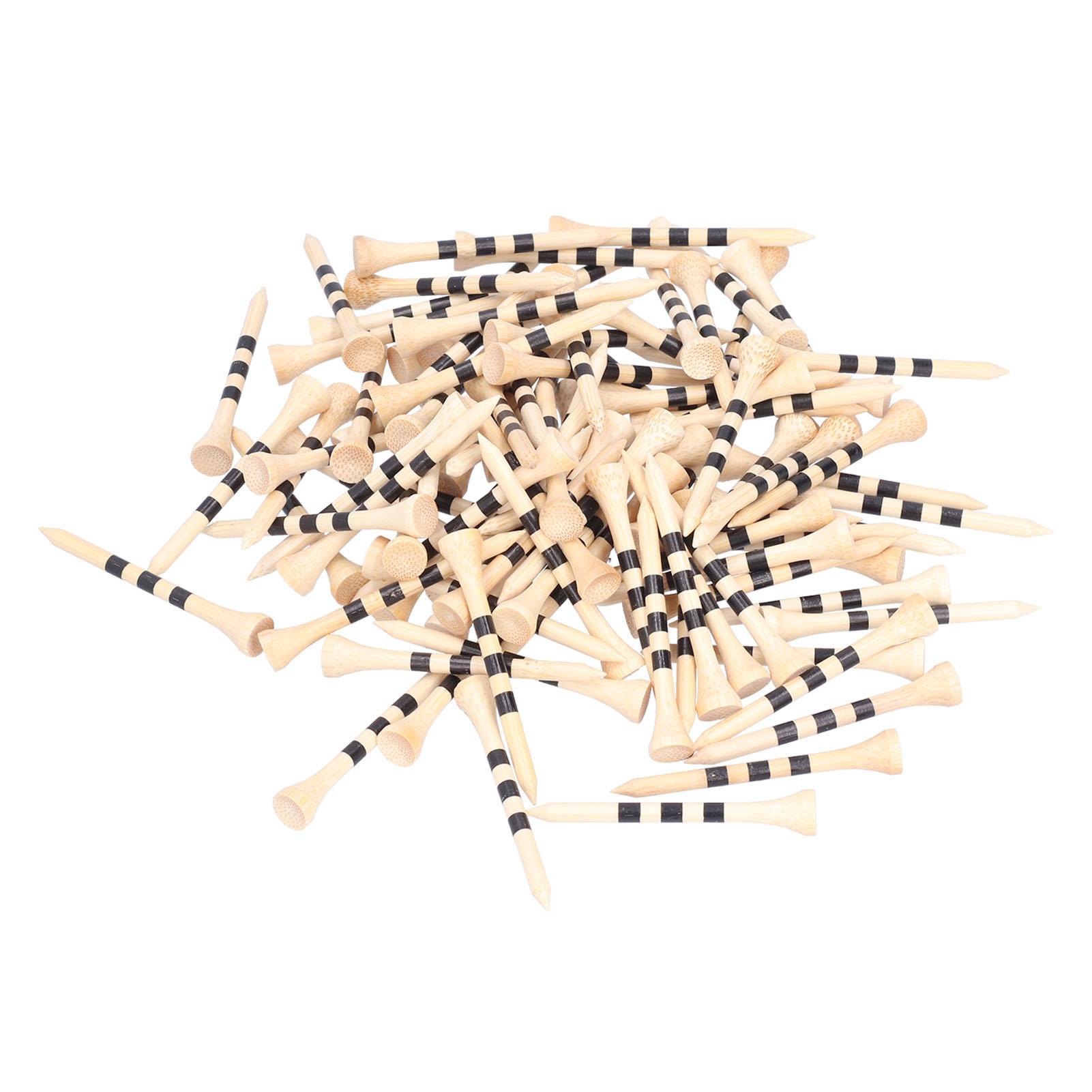 Bamboo Golfs Tee With Black Stripe Mark Lightweight Sturdy Portable Golfs Ball Tee
Bamboo Golfs Tee With Black Stripe Mark Lightweight Sturdy Portable Golfs Ball Tee