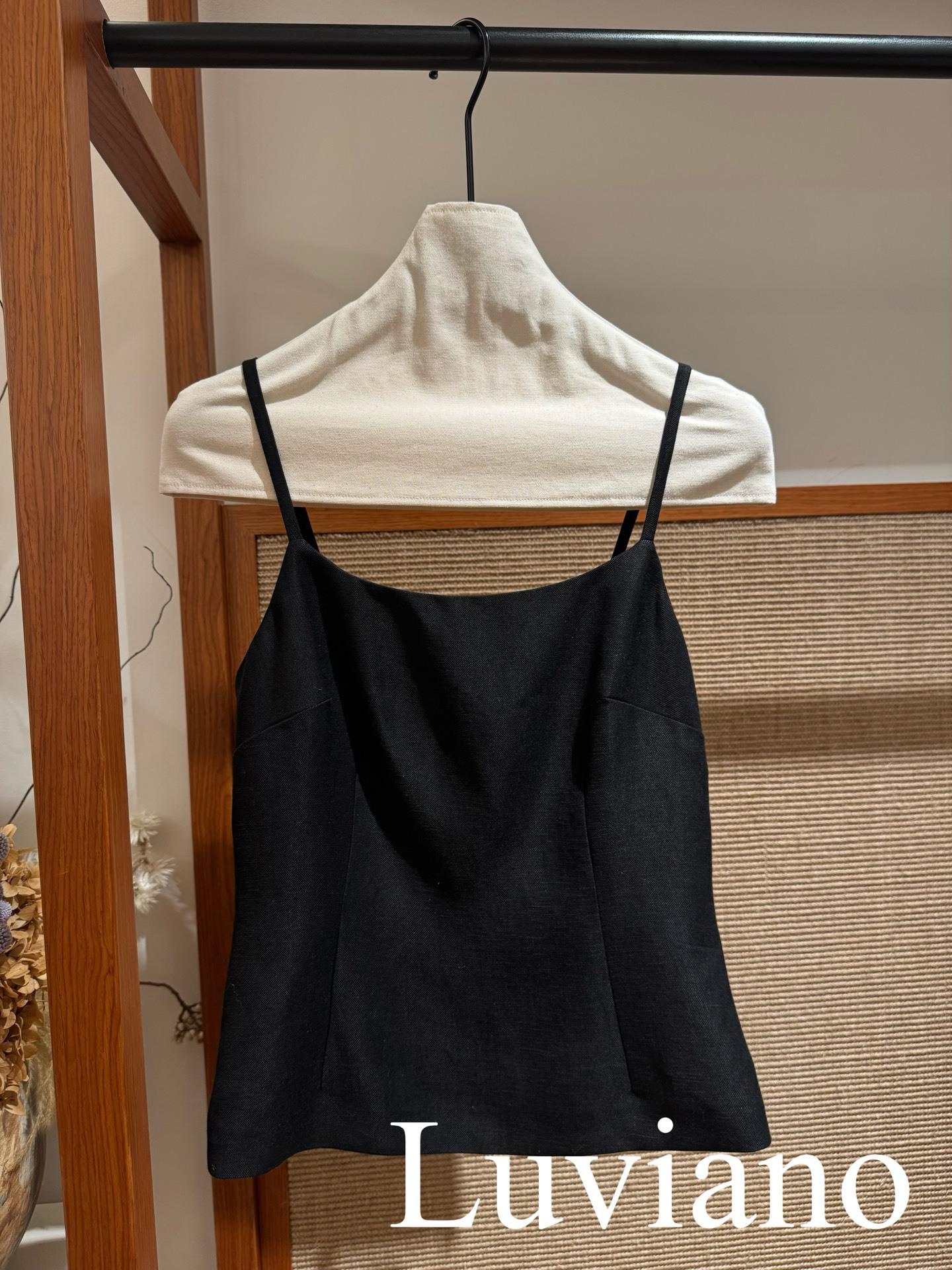 2026 Spring/Summer BC Style Linen Camisole with Thin Straps & Back Slit L
2026 Spring/Summer BC Style Linen Camisole with Thin Straps & Back Slit L