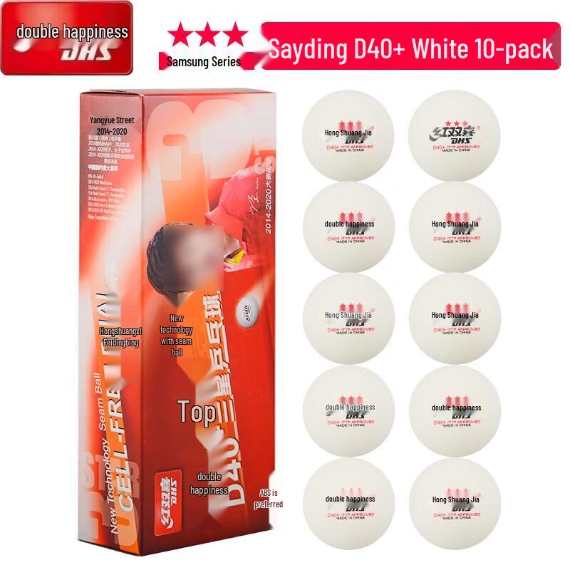 DHS WTT 3-Star ABS Table Tennis Balls (30-Pack)
DHS WTT 3-Star ABS Table Tennis Balls (30-Pack)