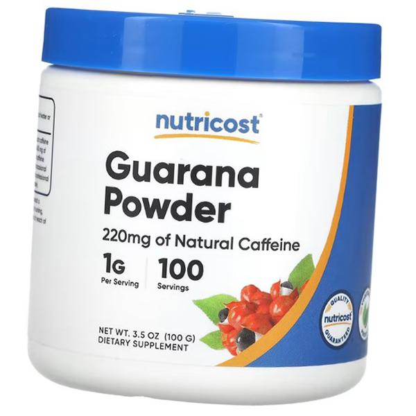 Экстракт Гуараны порошок, Guarana Powder, Nutricost 100г Без вкуса (11647005) 100g Unflavored
Экстракт Гуараны порошок, Guarana Powder, Nutricost 100г Без вкуса (11647005) 100g Unflavored