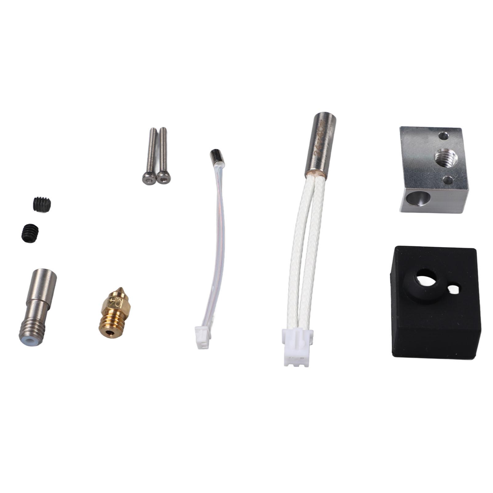 Extruder Aluminum Heater Block 0.4mm Nozzle NTC100K Thermistor High Temperature 260 celsius Hotend Kit for
Extruder Aluminum Heater Block 0.4mm Nozzle NTC100K Thermistor High Temperature 260 celsius Hotend Kit for