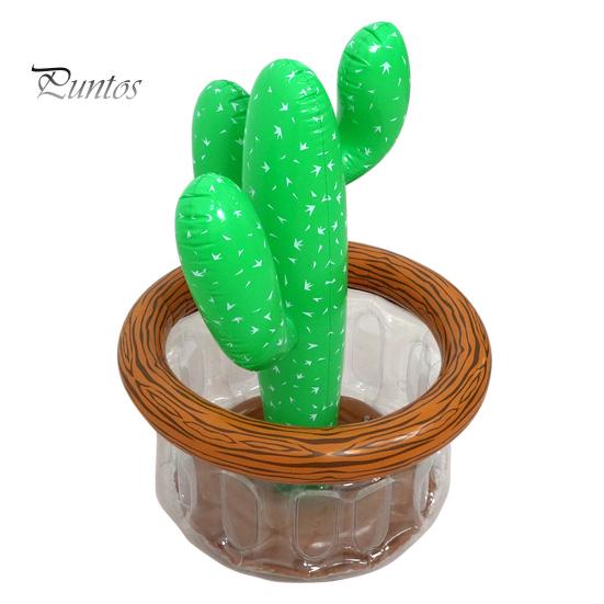 Надувное ведро для льда в форме кокосовой пальмы Плавающий контейнер для льда Ведро для охлаждения напитков Портативный летний охладитель для вечеринок для напитков Еда