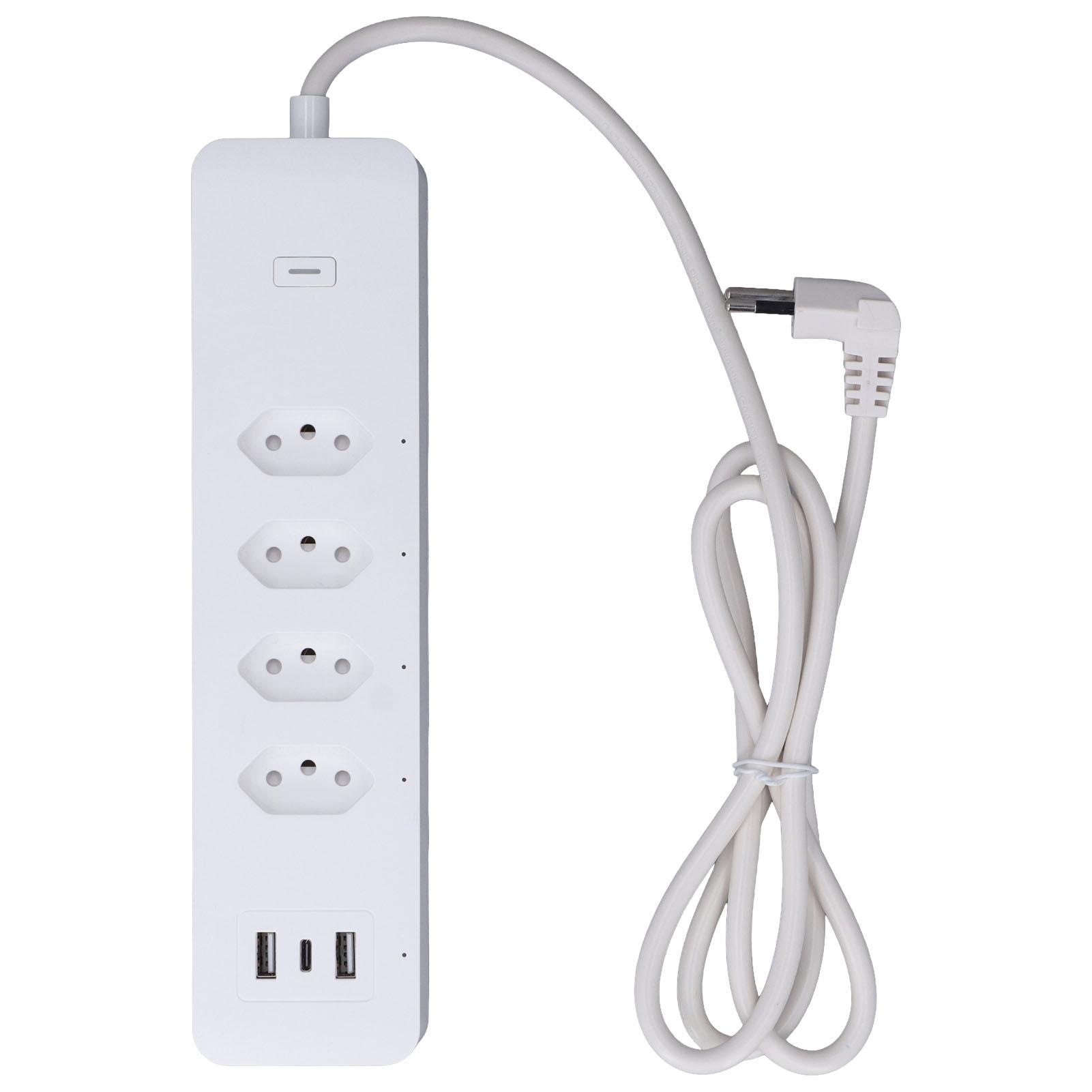 Smart Power Strip for Tuya WiFi Surge Protector with 4 Individually Controlled Outlets 2 USB and 1
Smart Power Strip for Tuya WiFi Surge Protector with 4 Individually Controlled Outlets 2 USB and 1
